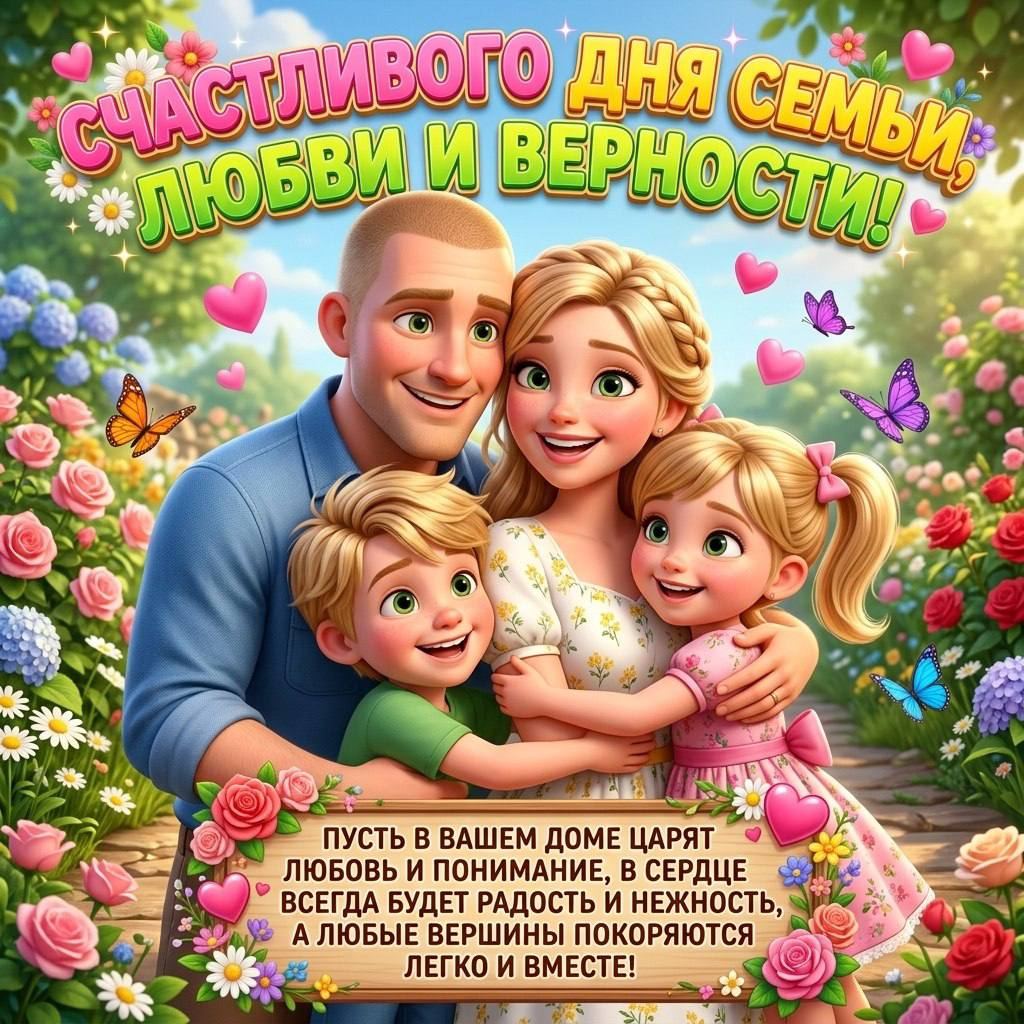 С Днём семьи, любви и верности!